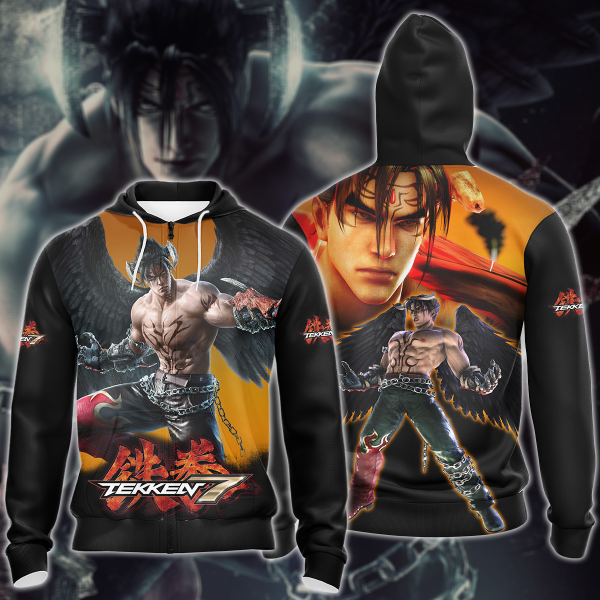 Tekken 7 Video Game 3D All Over Print T-shirt Tank Top Zip Hoodie Pullover Hoodie Hawaiian Shirt Beach Shorts Jogger Zip Hoodie S