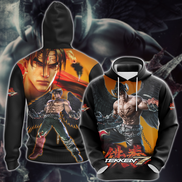 Tekken 7 Video Game 3D All Over Print T-shirt Tank Top Zip Hoodie Pullover Hoodie Hawaiian Shirt Beach Shorts Jogger Hoodie S