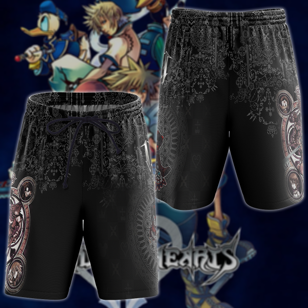 Kingdom Hearts: Melody of Memory Video Game 3D All Over Print T-shirt Tank Top Zip Hoodie Pullover Hoodie Hawaiian Shirt Beach Shorts Jogger Beach Shorts S