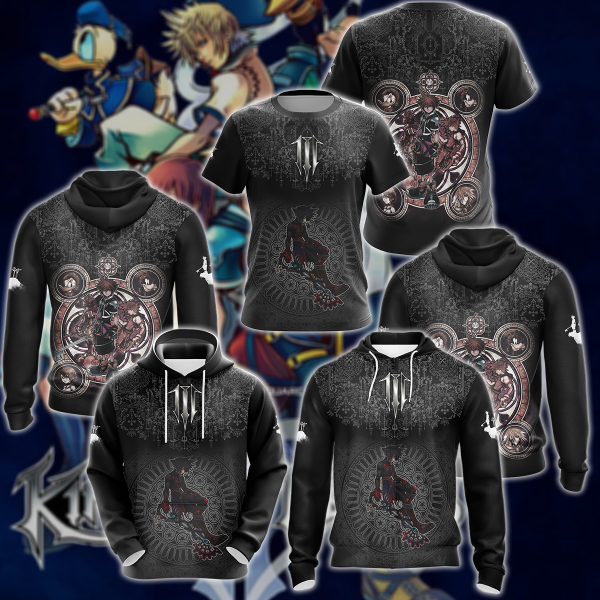 Kingdom Hearts: Melody of Memory Video Game 3D All Over Print T-shirt Tank Top Zip Hoodie Pullover Hoodie Hawaiian Shirt Beach Shorts Jogger