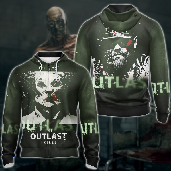 Outlast Video Game 3D All Over Print T-shirt Tank Top Zip Hoodie Pullover Hoodie Hawaiian Shirt Beach Shorts Jogger Zip Hoodie S