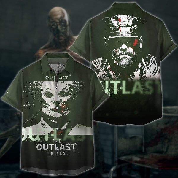 Outlast Video Game 3D All Over Print T-shirt Tank Top Zip Hoodie Pullover Hoodie Hawaiian Shirt Beach Shorts Jogger Hawaiian Shirt S