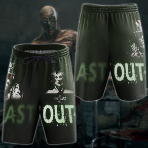 Outlast Video Game 3D All Over Print T-shirt Tank Top Zip Hoodie Pullover Hoodie Hawaiian Shirt Beach Shorts Jogger Beach Shorts S 