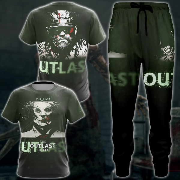 Outlast Video Game 3D All Over Print T-shirt Tank Top Zip Hoodie Pullover Hoodie Hawaiian Shirt Beach Shorts Jogger