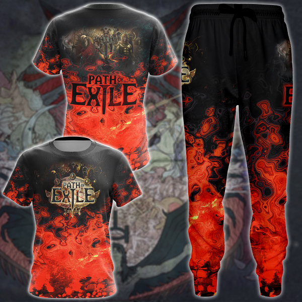 Path Of Exile Video Game 3D All Over Print T-shirt Tank Top Zip Hoodie Pullover Hoodie Hawaiian Shirt Beach Shorts Jogger