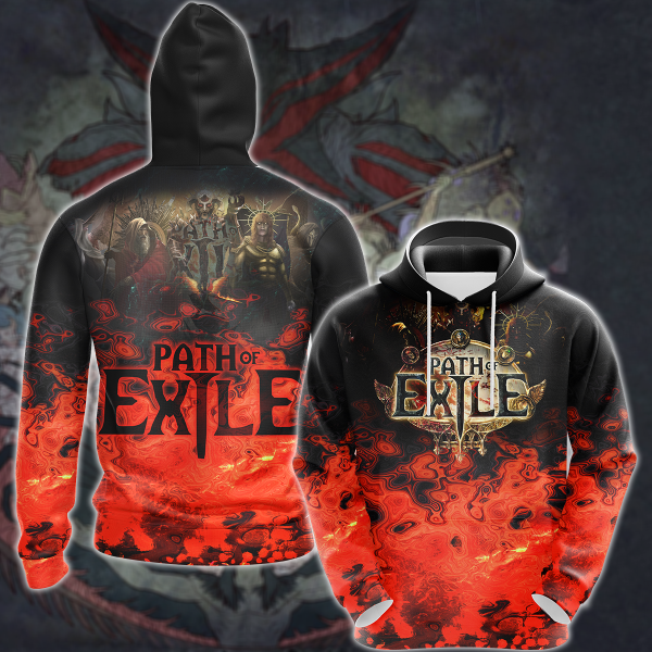 Path Of Exile Video Game 3D All Over Print T-shirt Tank Top Zip Hoodie Pullover Hoodie Hawaiian Shirt Beach Shorts Jogger Hoodie S