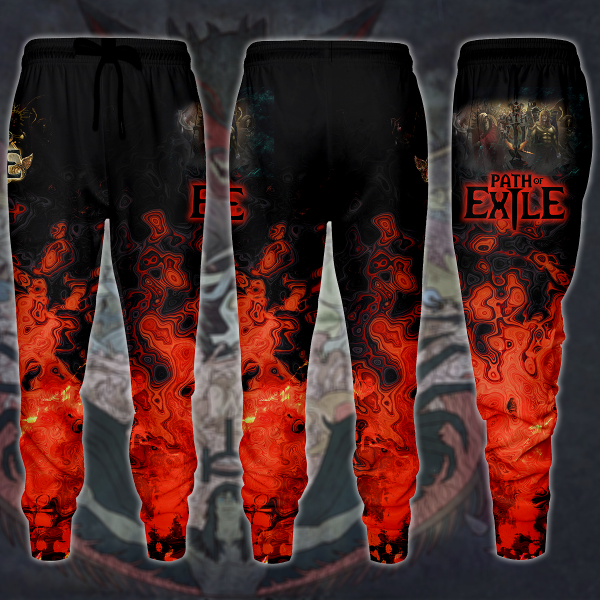 Path Of Exile Video Game 3D All Over Print T-shirt Tank Top Zip Hoodie Pullover Hoodie Hawaiian Shirt Beach Shorts Jogger Joggers S