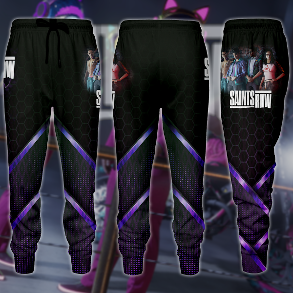 Saints Row Video Game 3D All Over Print T-shirt Tank Top Zip Hoodie Pullover Hoodie Hawaiian Shirt Beach Shorts Jogger Joggers S