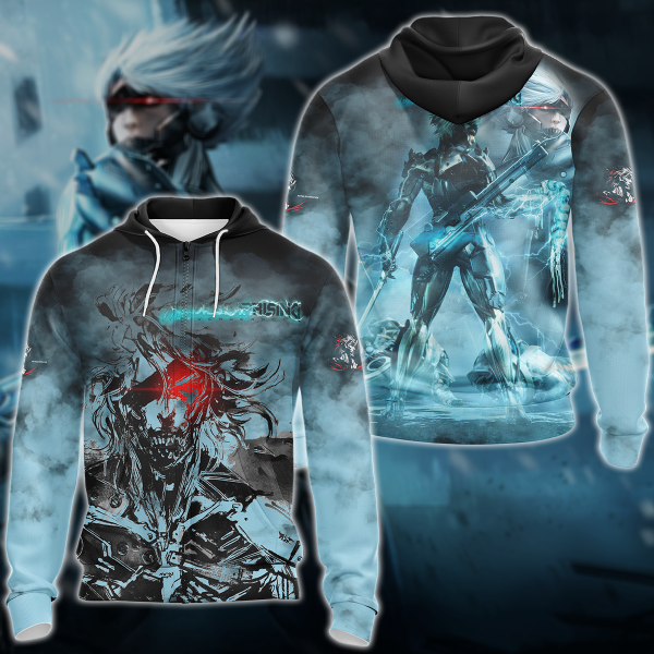 Metal Gear Rising Revengeance Video Game 3D All Over Print T-shirt Tank Top Zip Hoodie Pullover Hoodie Hawaiian Shirt Beach Shorts Jogger Zip Hoodie S