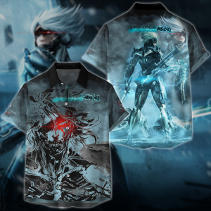 Metal Gear Rising Revengeance Video Game 3D All Over Print T-shirt Tank Top Zip Hoodie Pullover Hoodie Hawaiian Shirt Beach Shorts Jogger Hawaiian Shirt S 