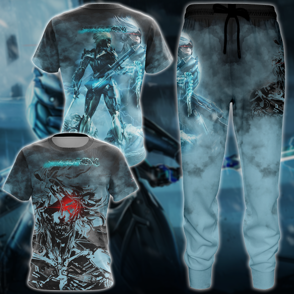 Metal Gear Rising Revengeance Video Game 3D All Over Print T-shirt Tank Top Zip Hoodie Pullover Hoodie Hawaiian Shirt Beach Shorts Jogger