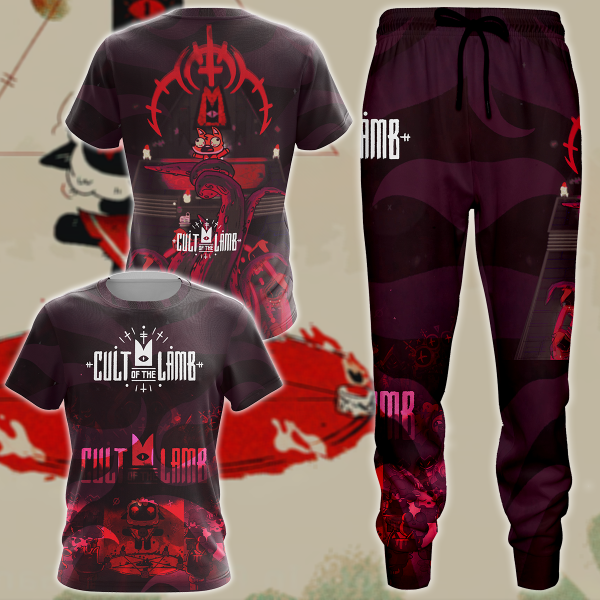 Cult of the Lamb Video Game 3D All Over Print T-shirt Tank Top Zip Hoodie Pullover Hoodie Hawaiian Shirt Beach Shorts Jogger