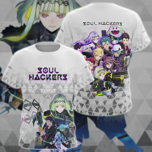 Soul Hackers 2 Video Game 3D All Over Print T-shirt Tank Top Zip Hoodie Pullover Hoodie Hawaiian Shirt Beach Shorts Jogger T-shirt S