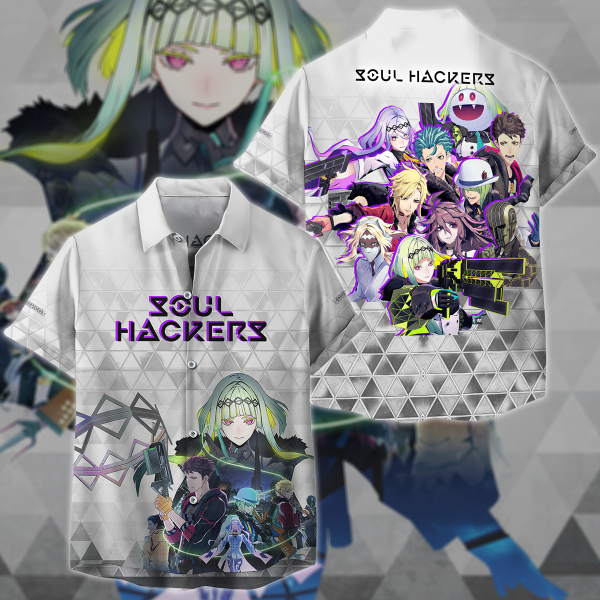 Soul Hackers 2 Video Game 3D All Over Print T-shirt Tank Top Zip Hoodie Pullover Hoodie Hawaiian Shirt Beach Shorts Jogger Hawaiian Shirt S