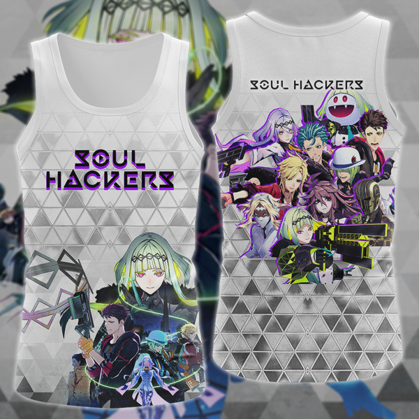 Soul Hackers 2 Video Game 3D All Over Print T-shirt Tank Top Zip Hoodie Pullover Hoodie Hawaiian Shirt Beach Shorts Jogger Tank Top S