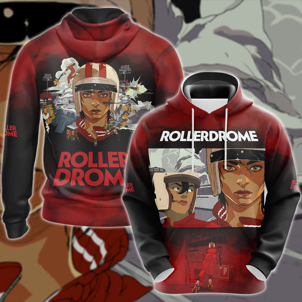 Rollerdrome Video Game 3D All Over Print T-shirt Tank Top Zip Hoodie Pullover Hoodie Hawaiian Shirt Beach Shorts Jogger Hoodie S