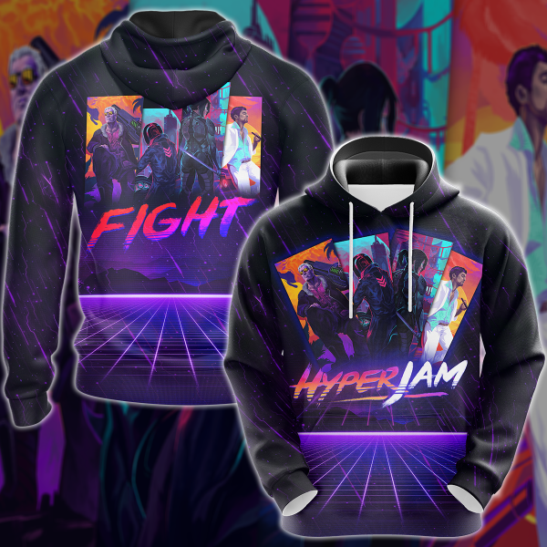 Hyper Jam Video Game 3D All Over Print T-shirt Tank Top Zip Hoodie Pullover Hoodie Hawaiian Shirt Beach Shorts Jogger Hoodie S