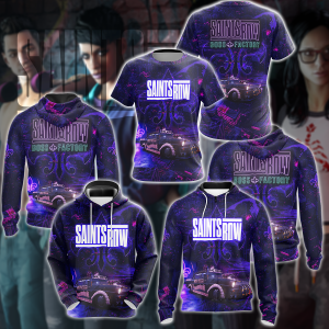 Saints Row Video Game 3D All Over Print T-shirt Tank Top Zip Hoodie Pullover Hoodie Hawaiian Shirt Beach Shorts Jogger   