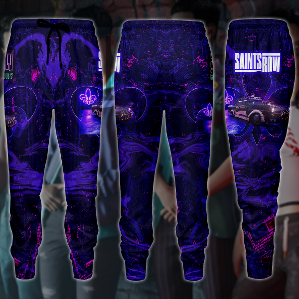 Saints Row Video Game 3D All Over Print T-shirt Tank Top Zip Hoodie Pullover Hoodie Hawaiian Shirt Beach Shorts Jogger Joggers S