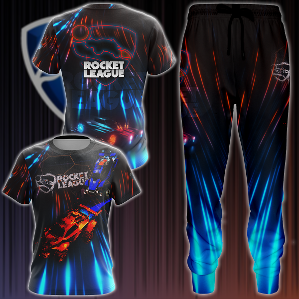 Rocket League Video Game 3D All Over Print T-shirt Tank Top Zip Hoodie Pullover Hoodie Hawaiian Shirt Beach Shorts Jogger