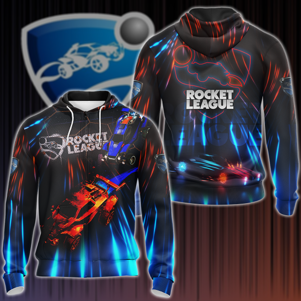 Rocket League Video Game 3D All Over Print T-shirt Tank Top Zip Hoodie Pullover Hoodie Hawaiian Shirt Beach Shorts Jogger Zip Hoodie S