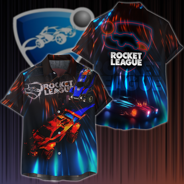 Rocket League Video Game 3D All Over Print T-shirt Tank Top Zip Hoodie Pullover Hoodie Hawaiian Shirt Beach Shorts Jogger Hawaiian Shirt S