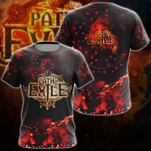 Path Of Exile Video Game 3D All Over Print T-shirt Tank Top Zip Hoodie Pullover Hoodie Hawaiian Shirt Beach Shorts Jogger T-shirt S