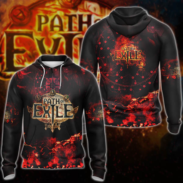 Path Of Exile Video Game 3D All Over Print T-shirt Tank Top Zip Hoodie Pullover Hoodie Hawaiian Shirt Beach Shorts Jogger Zip Hoodie S