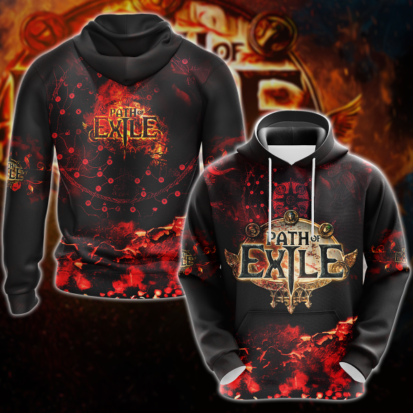 Path Of Exile Video Game 3D All Over Print T-shirt Tank Top Zip Hoodie Pullover Hoodie Hawaiian Shirt Beach Shorts Jogger Hoodie S