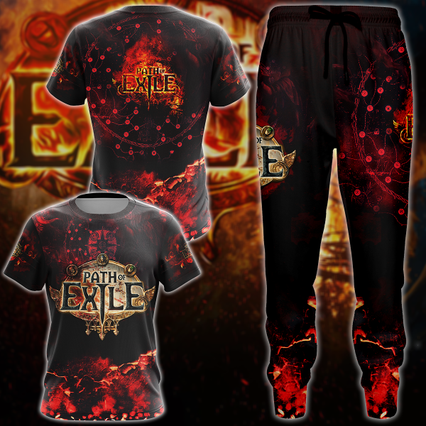 Path Of Exile Video Game 3D All Over Print T-shirt Tank Top Zip Hoodie Pullover Hoodie Hawaiian Shirt Beach Shorts Jogger