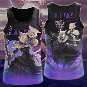 Final Fantasy XIV Y'shtola Video Game 3D All Over Print T-shirt Tank Top Zip Hoodie Pullover Hoodie Hawaiian Shirt Beach Shorts Jogger Tank Top S 