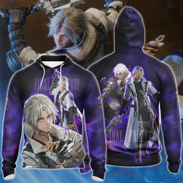 Final Fantasy XIV Thancred Video Game 3D All Over Print T-shirt Tank Top Zip Hoodie Pullover Hoodie Hawaiian Shirt Beach Shorts Jogger Zip Hoodie S