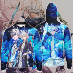 Final Fantasy XIV Alphinaud Video Game 3D All Over Print T-shirt Tank Top Zip Hoodie Pullover Hoodie Hawaiian Shirt Beach Shorts Jogger Zip Hoodie S 