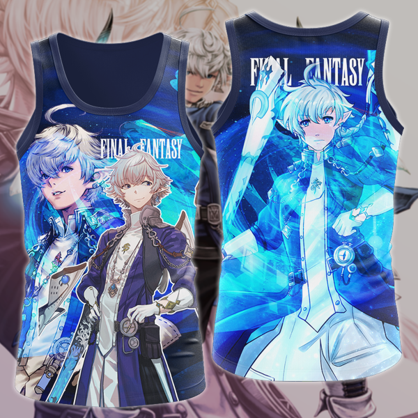 Final Fantasy XIV Alphinaud Video Game 3D All Over Print T-shirt Tank Top Zip Hoodie Pullover Hoodie Hawaiian Shirt Beach Shorts Jogger Tank Top S