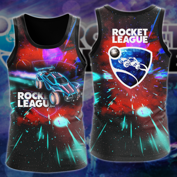 Rocket League Video Game 3D All Over Print T-shirt Tank Top Zip Hoodie Pullover Hoodie Hawaiian Shirt Beach Shorts Jogger Tank Top S