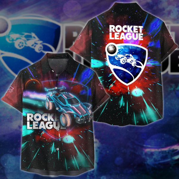 Rocket League Video Game 3D All Over Print T-shirt Tank Top Zip Hoodie Pullover Hoodie Hawaiian Shirt Beach Shorts Jogger Hawaiian Shirt S