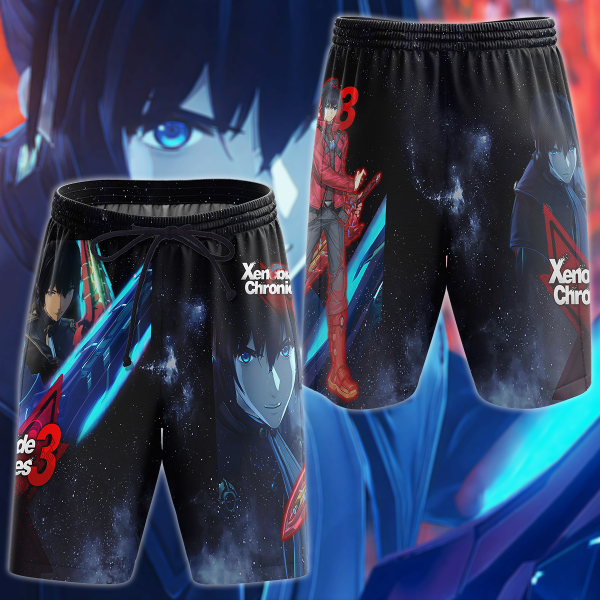 Xenoblade Chronicles 3 Video Game 3D All Over Print T-shirt Tank Top Zip Hoodie Pullover Hoodie Hawaiian Shirt Beach Shorts Jogger Beach Shorts S