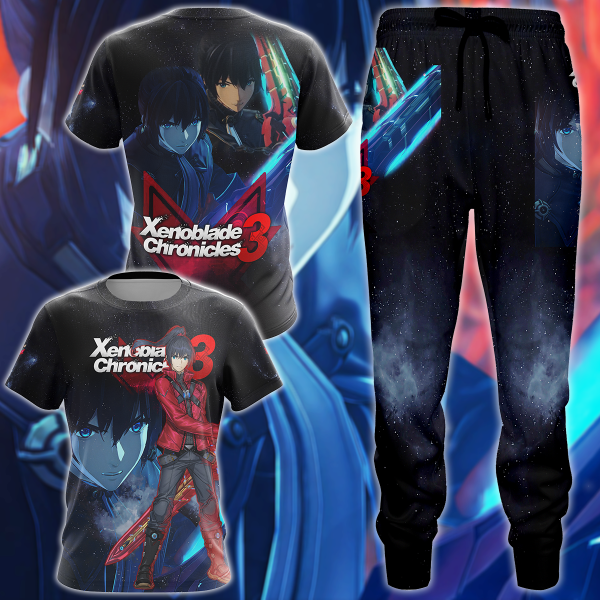 Xenoblade Chronicles 3 Video Game 3D All Over Print T-shirt Tank Top Zip Hoodie Pullover Hoodie Hawaiian Shirt Beach Shorts Jogger