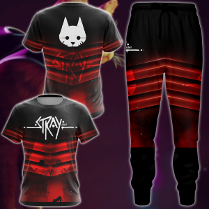 Stray Video Game 3D All Over Print T-shirt Tank Top Zip Hoodie Pullover Hoodie Hawaiian Shirt Beach Shorts Jogger   