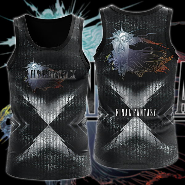 Final Fantasy XV Video Game 3D All Over Print T-shirt Tank Top Zip Hoodie Pullover Hoodie Hawaiian Shirt Beach Shorts Jogger Tank Top S