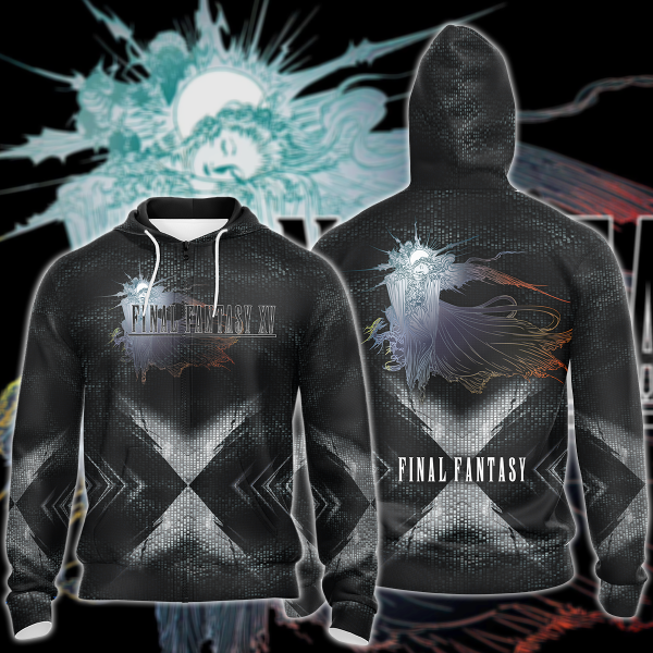 Final Fantasy XV Video Game 3D All Over Print T-shirt Tank Top Zip Hoodie Pullover Hoodie Hawaiian Shirt Beach Shorts Jogger Zip Hoodie S