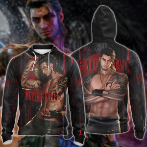 Final Fantasy XV Gladiolus Amicitia Video Game 3D All Over Print T-shirt Tank Top Zip Hoodie Pullover Hoodie Hawaiian Shirt Beach Shorts Jogger Zip Hoodie S 