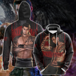 Final Fantasy XV Gladiolus Amicitia Video Game 3D All Over Print T-shirt Tank Top Zip Hoodie Pullover Hoodie Hawaiian Shirt Beach Shorts Jogger Hoodie S 