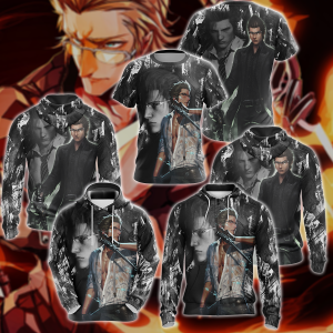 Final Fantasy XV Ignis Scientia Video Game 3D All Over Print T-shirt Tank Top Zip Hoodie Pullover Hoodie Hawaiian Shirt Beach Shorts Jogger   