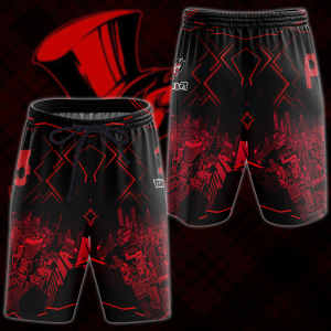 Persona 5 Strikers Video Game 3D All Over Print T-shirt Tank Top Zip Hoodie Pullover Hoodie Hawaiian Shirt Beach Shorts Jogger Beach Shorts S 