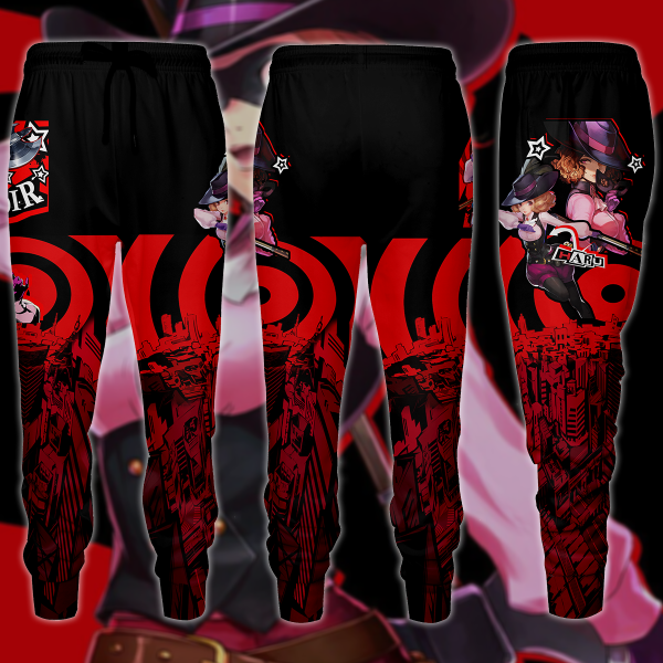 Persona 5 Strikers Haru Okumura Video Game 3D All Over Print T-shirt Tank Top Zip Hoodie Pullover Hoodie Hawaiian Shirt Beach Shorts Jogger Joggers S