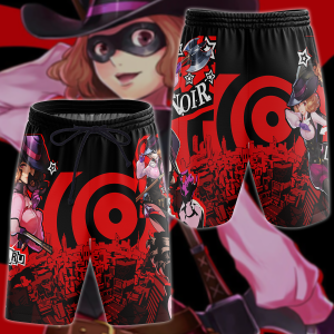 Persona 5 Strikers Haru Okumura Video Game 3D All Over Print T-shirt Tank Top Zip Hoodie Pullover Hoodie Hawaiian Shirt Beach Shorts Jogger Beach Shorts S 