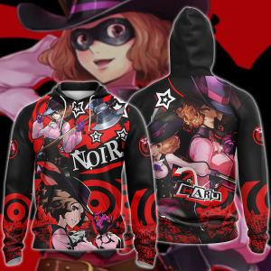 Persona 5 Strikers Haru Okumura Video Game 3D All Over Print T-shirt Tank Top Zip Hoodie Pullover Hoodie Hawaiian Shirt Beach Shorts Jogger Zip Hoodie S 