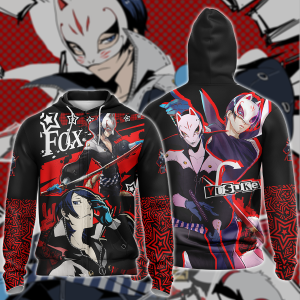 Persona 5 Strikers Yusuke Kitagawa Video Game 3D All Over Print T-shirt Tank Top Zip Hoodie Pullover Hoodie Hawaiian Shirt Beach Shorts Jogger Zip Hoodie S 