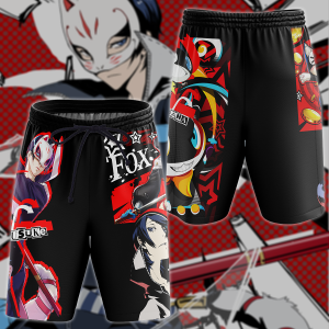 Persona 5 Strikers Yusuke Kitagawa Video Game 3D All Over Print T-shirt Tank Top Zip Hoodie Pullover Hoodie Hawaiian Shirt Beach Shorts Jogger Beach Shorts S 